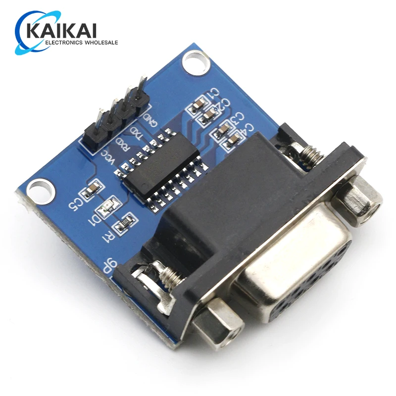 MAX3232 RS232 to TTL Serial Port Converter Module DB9 Connector MAX232 For Arduino