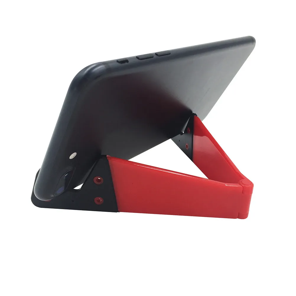 5Pcs Phone Tablet Stand Holder V Shape Foldable Hard Plastic Swivel Arm Sturdy Portable Space Saving for Purse