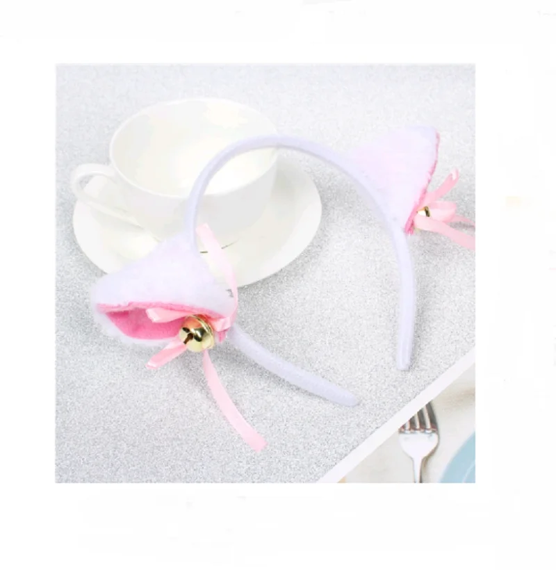 Halloween nette katze ohren 6 farben stirnband katze kopf bedeckung maid katze mädchen cosplay anime party tanz party stirnband haarn