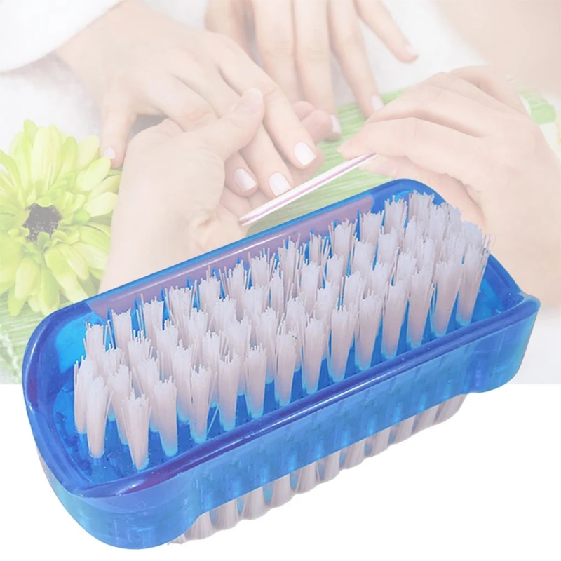 Cleaning Nail Brush Fingernail Scrub Brush Two Sided Hand Scrubbing Brushes Soft Nails Toes Scrubber for Men Women Kids