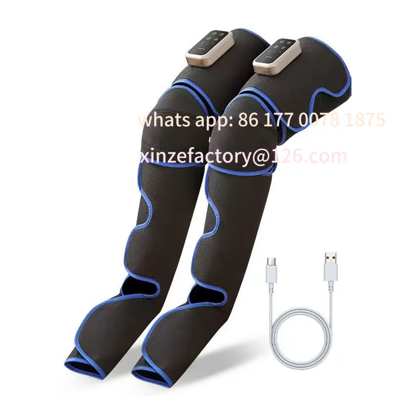 

Customizable Rechargeable Leg Massager with Heat & Air Compression