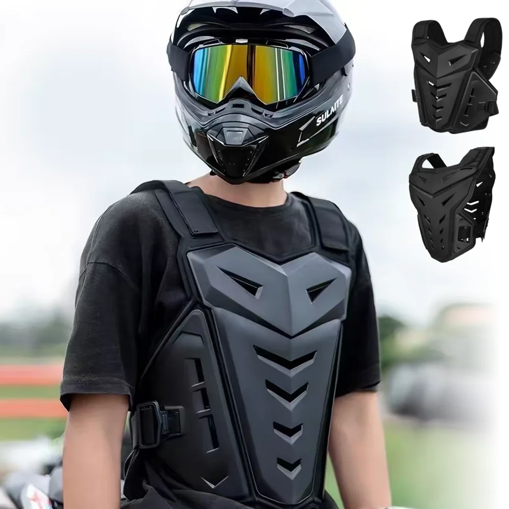 オフロードバイク用アーマーウェア、機関車ライダー用胸部保護具、レーシング用耐衝撃アーマー、保護用具