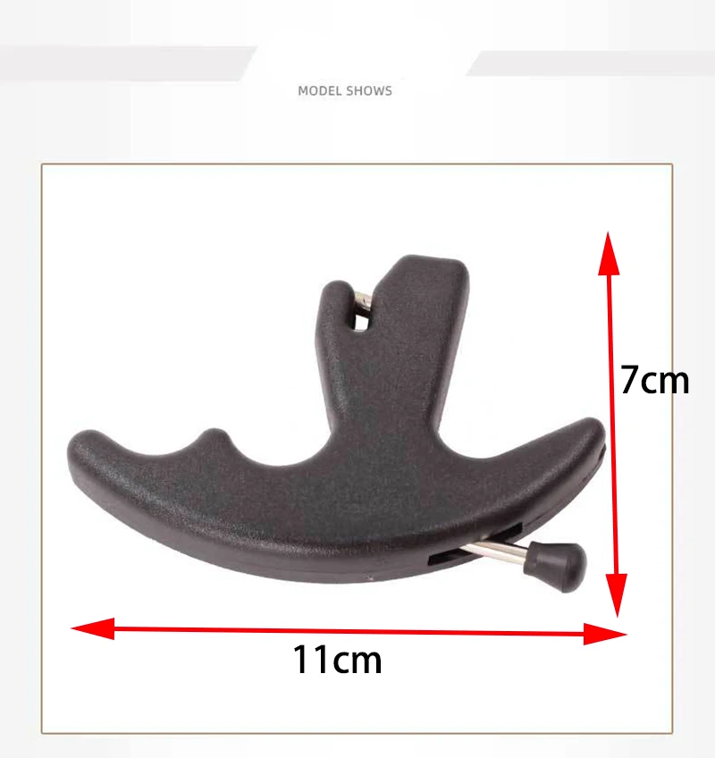 1 Stuk 3-Finger Boogschieten Compound Bow Release Aids Remklauw Boogschieten