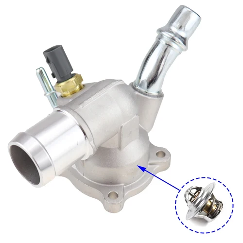 Imagen 2 del producto Conjunto de carcasa del termostato de salida de refrigerante del motor 5047263AB apto para Jeep Cherokee Renegade Compass Ram Promaster City 2014-2020