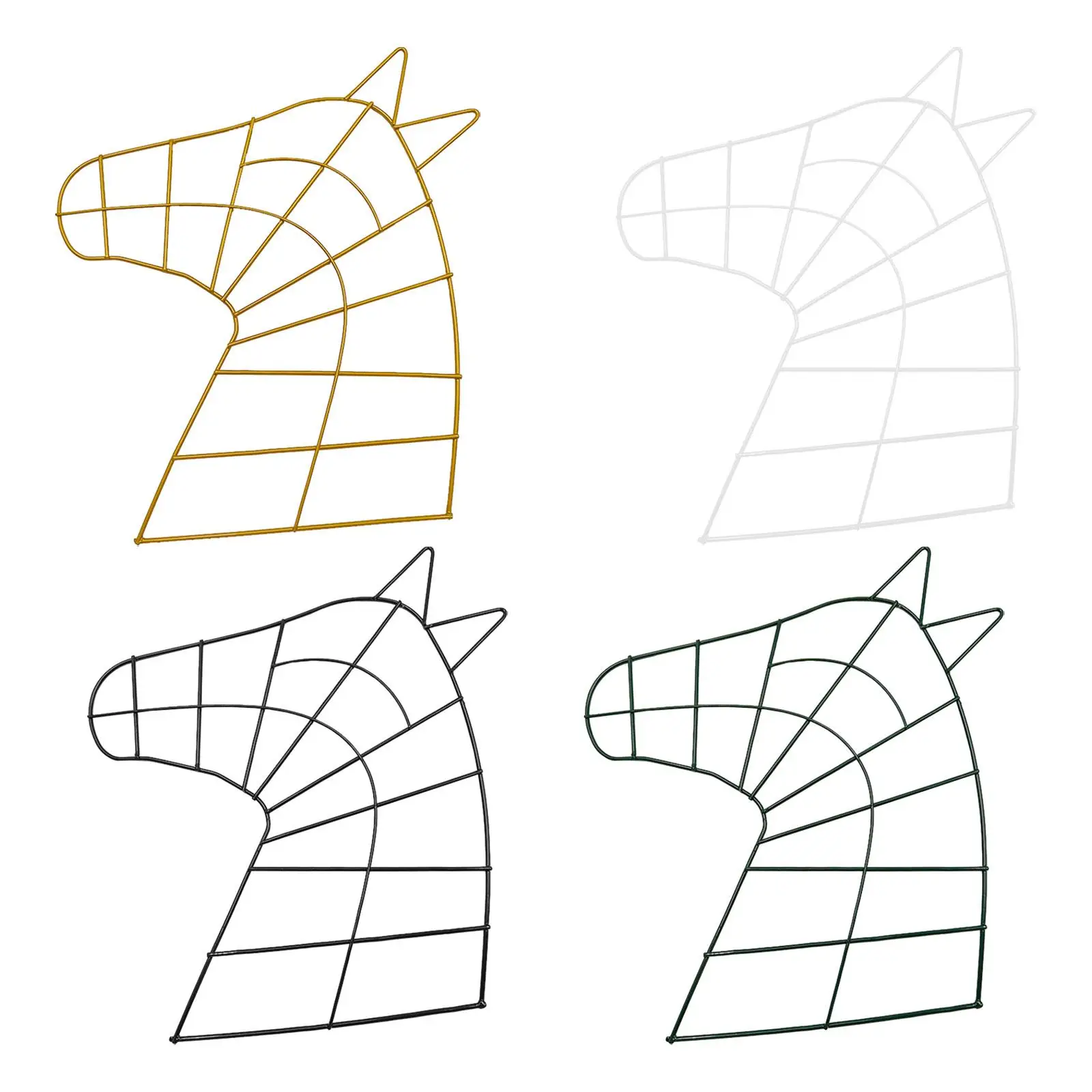 

Рамка венок из головы лошади, орнамент, подвесной держатель венка для стены, окна, двери