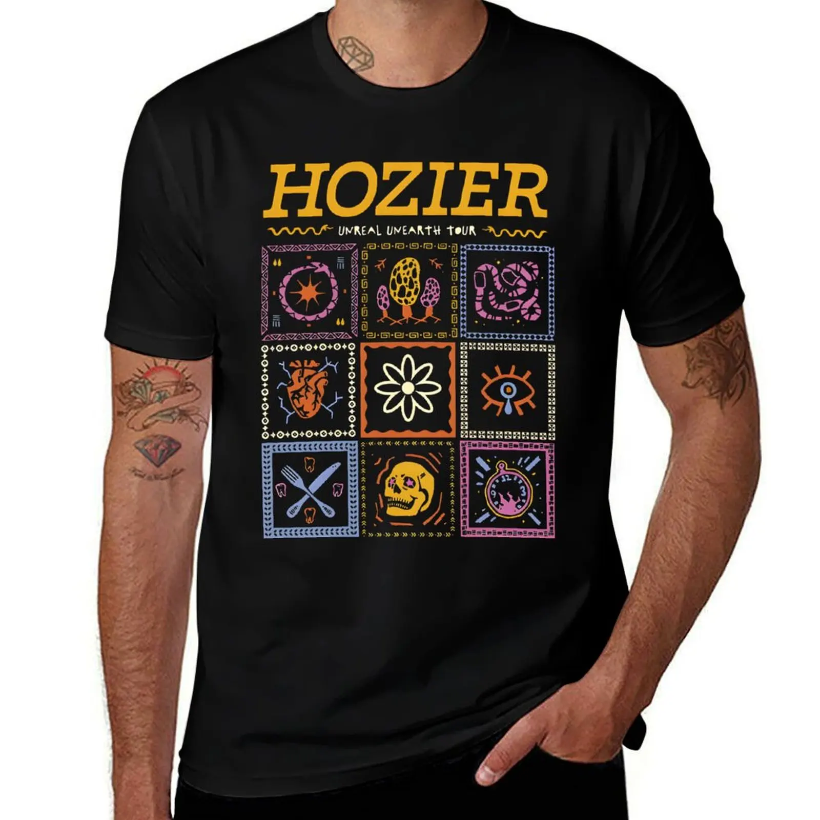 

Unreal Unearth Hozier T-Shirt, 2024 Tour Edition T-Shirt graphic tee shirt affliction shirts mens graphic t-shirts funny