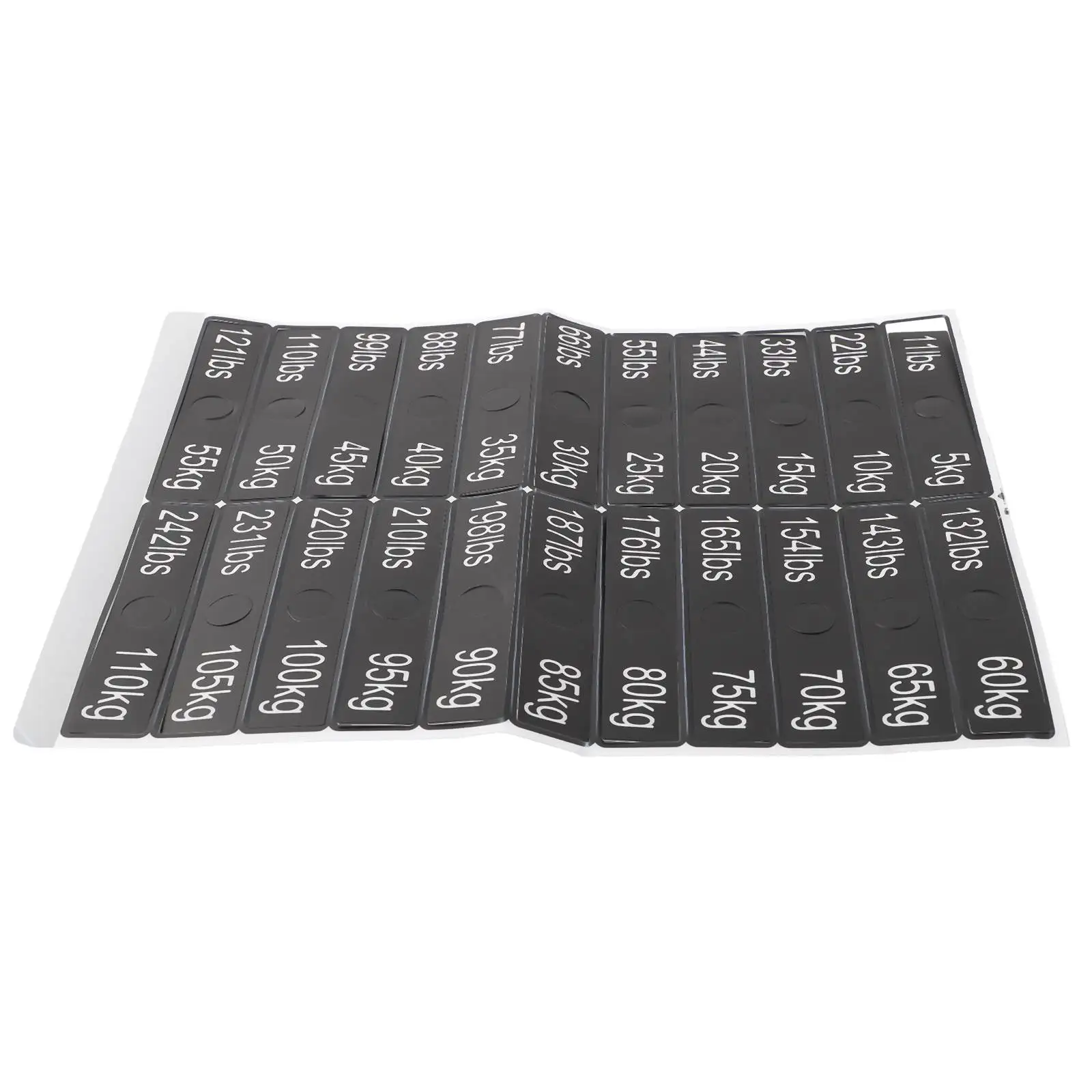 Reliable Gym Weight Sticker Labels Improve Organization and Safety in Your Workout Space Suitable for Various Power Equipment