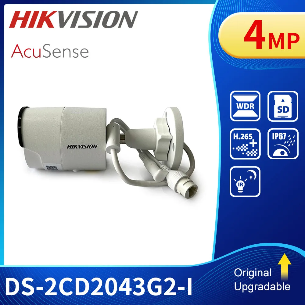 

Hikvision 4MP AcuSense Network Camera POE DS-2CD2043G2-I Replace DS-2CD2043G0-I Motion Detection IR CCTV Outdoor Camera