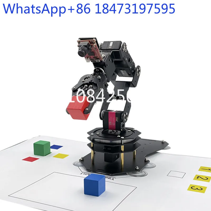 Vision Robotic Arm Six-axis DOF Robot Kit Bus Servo Recognition Grab