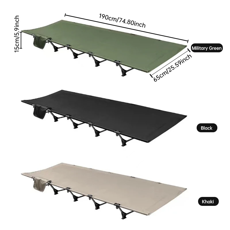 야외 캠핑 이동식 침대, 캠핑 침대, 텐트 잔디, 휴대용 높고 낮은 침대, 캠핑 침대