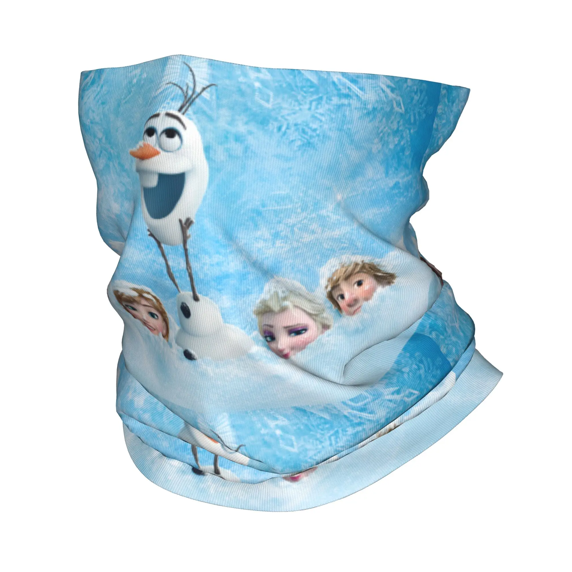 

Многофункциональный шарф-бандана/гейтер с принтом Эльзы из мультфильма «Холодное сердце» для лыжного спорта и охоты, унисекс, аниме-повязка на голову, согревающая маска для лица