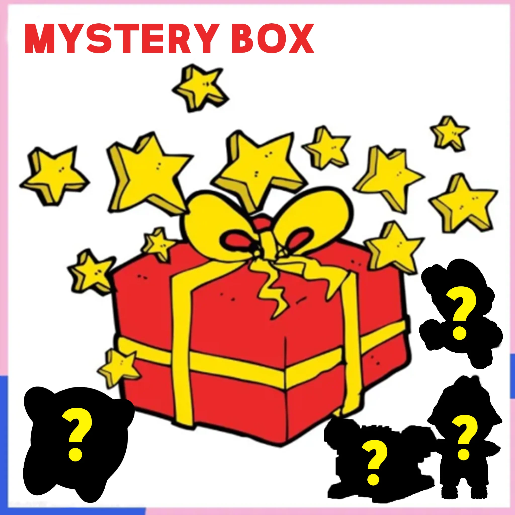 

Этот загадочный слепой ящик имеет случайные хорошие товары, которые ловить глаз.