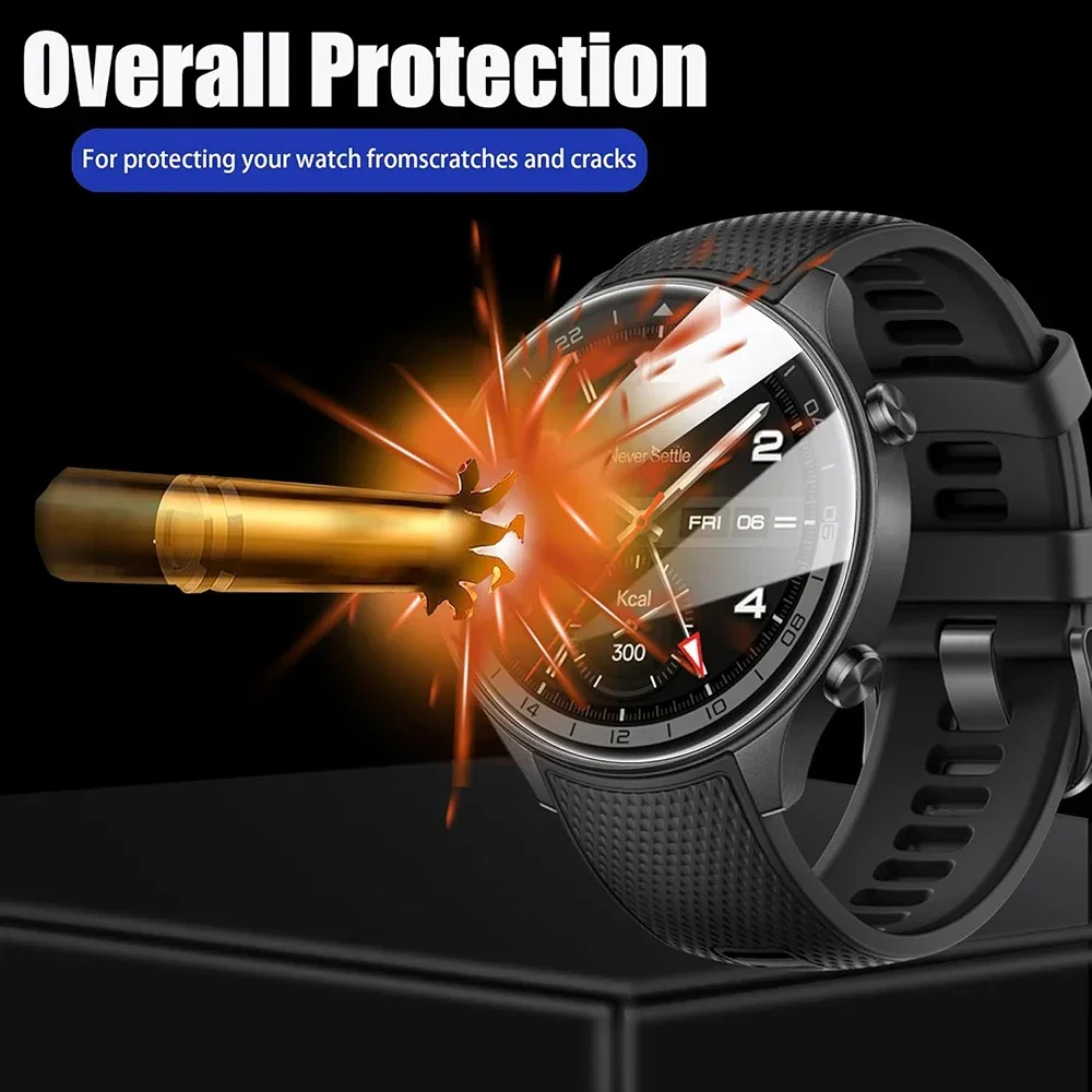 Tempered Glass Screen Protector for Amazfit T-Rex 3 Premium Full Coverage Protective Film Watch Glassed Protectors for T-Rex 3