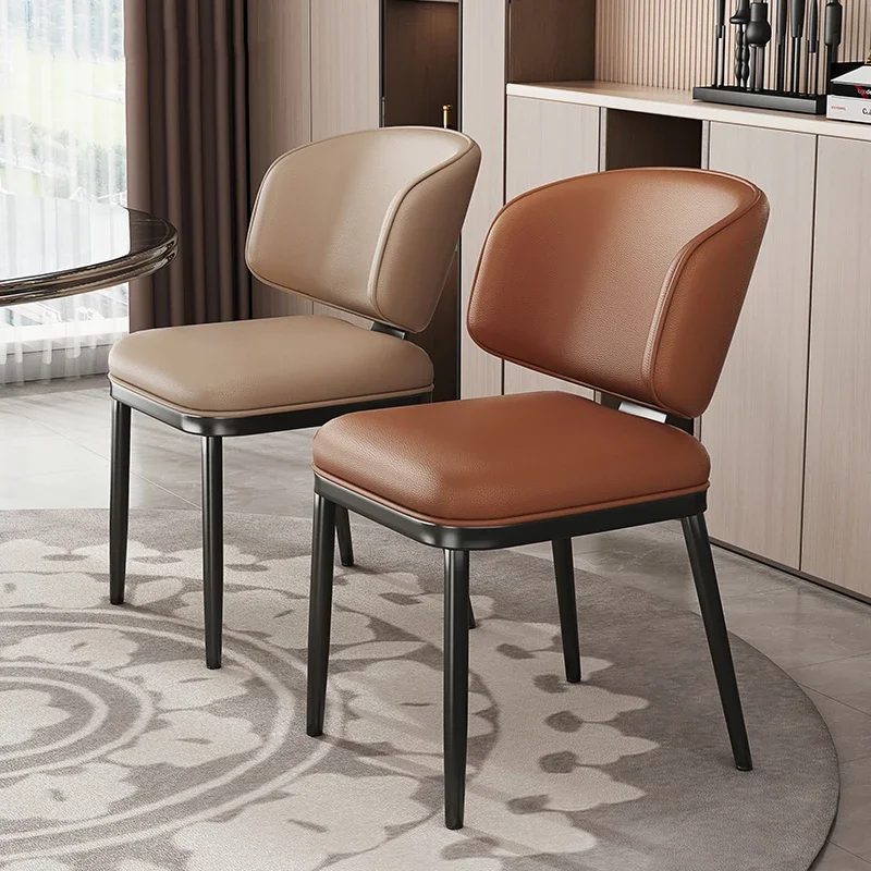 Dining Chairs Home Backrests Luxury Restaurants Comfortable Kitchen Furniture