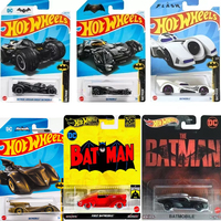 Original Hot Wheels Premium Car Toys for Boys The Batman 1/64 Diecast First Batmobile Robin Arkham Knight Batmobile Collection