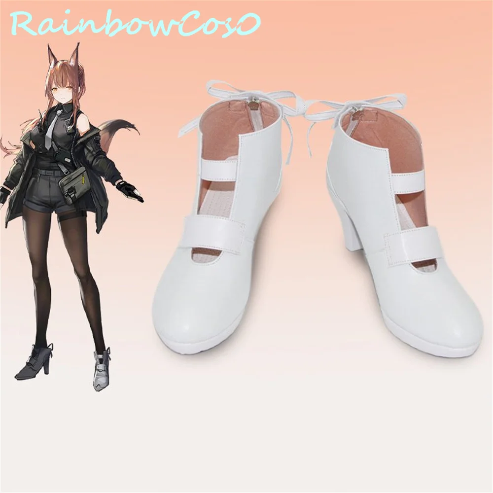 Arknights Franka Cosplay scarpe stivali gioco Anime Party Halloween Chritmas RainbowCos0 W3143