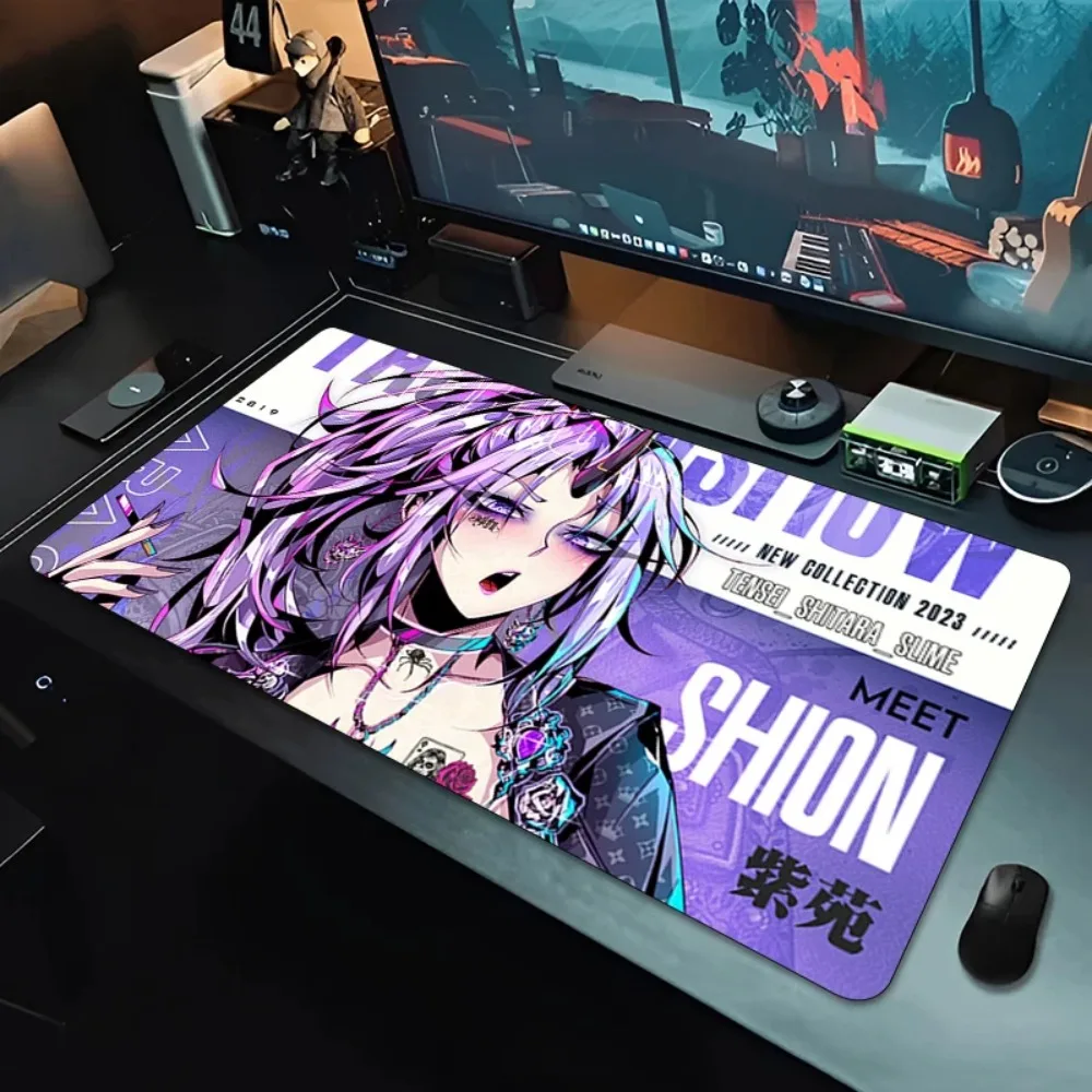 Large Cartoon Game Anime Girl Mouse Pad | Non-Slip HD Desk Carpet for Office Gaming Keyboard Setup