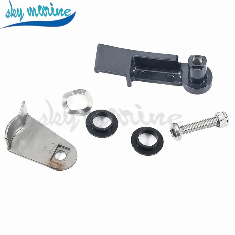 

Комплект зажимов рычага 6E0-42815 6E0-42816 6E0-42815-00-4D 6E0-42815-00 для подвесного мотора Yamaha 2T 4HP 5HP заменяет лодочный двигатель