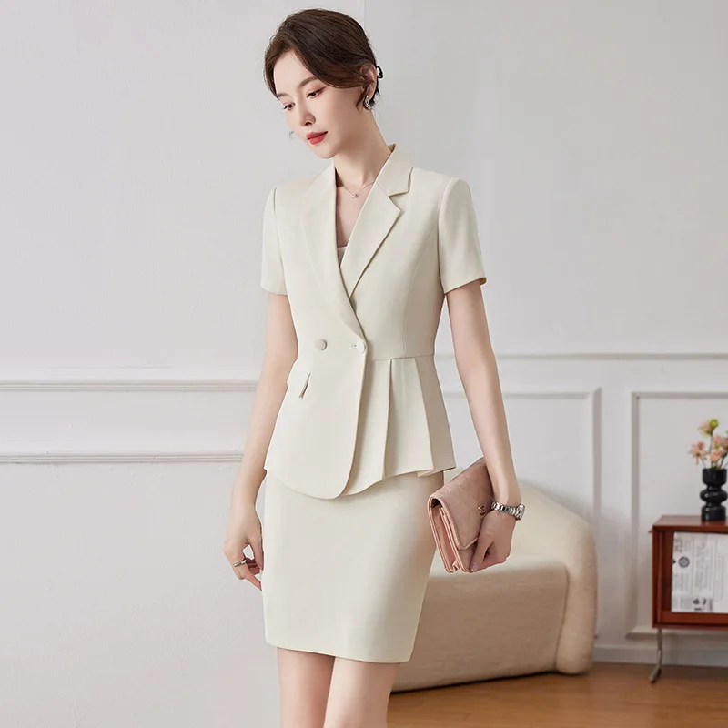 Formal Elegant Business Suits OL Styles with Pants and Jackets Coat Women Office Work Wear Spring Summer Professional Blazers