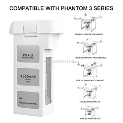 4500mAh Battery for DJI Phantom 3 Pro Phantom3 Series Intelligent Flight Batteries Replacement Drone Upgraded Battery