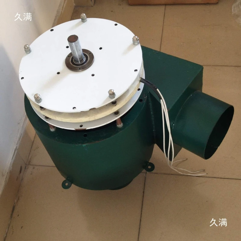 

High-power disc type without iron core, hydraulic generator 2kw low speed, low drop difference, axial flow hydraulic with shell