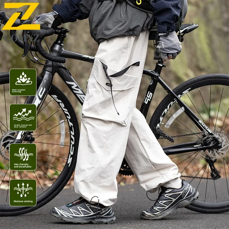 Men's Cargo Pants 2025 New Autumn Casual Loose Running Rock Climbing Trousers Camping Adventure Urban Style Breathable Pants