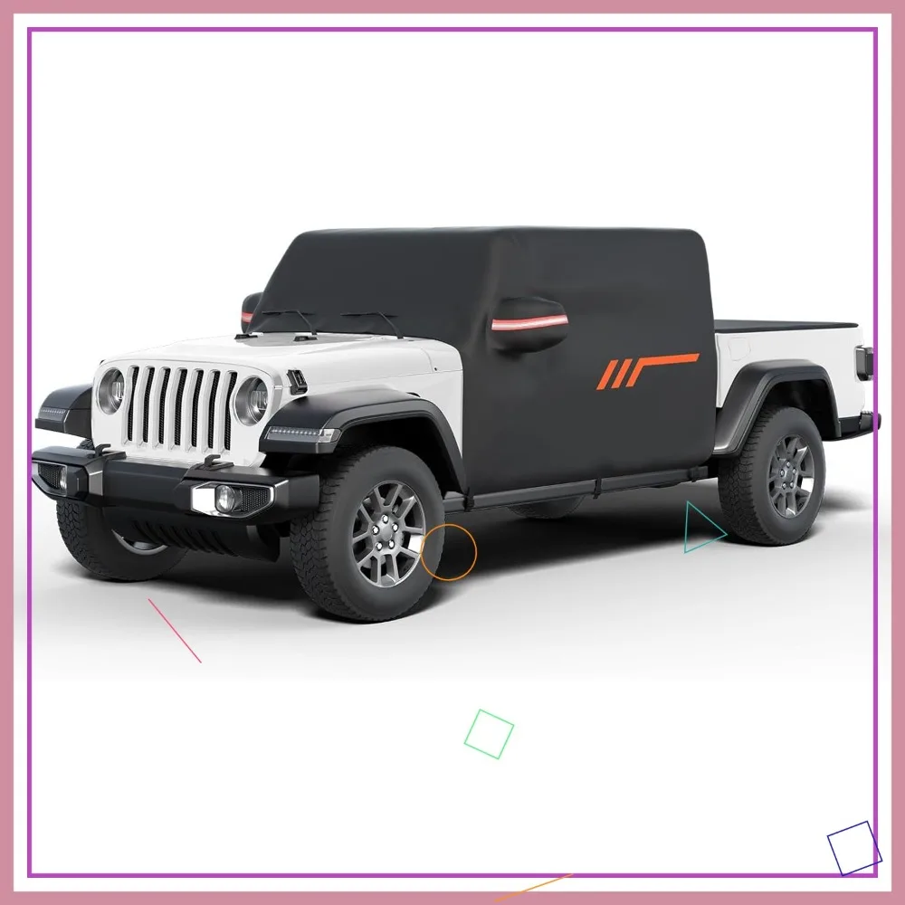 

Водонепроницаемый всепогодный чехол для автомобильного кабины для Jeep Gladiator 2020-2026, ветрозащитная и устойчивая к царапинам защита