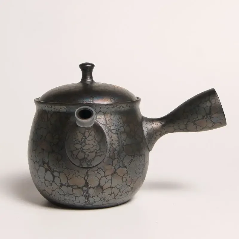 Chang Slip Burning Teapot, Anti-scalding Ceramic Teapot, Filter Flower Teapot, Side Handle, Kung Fu