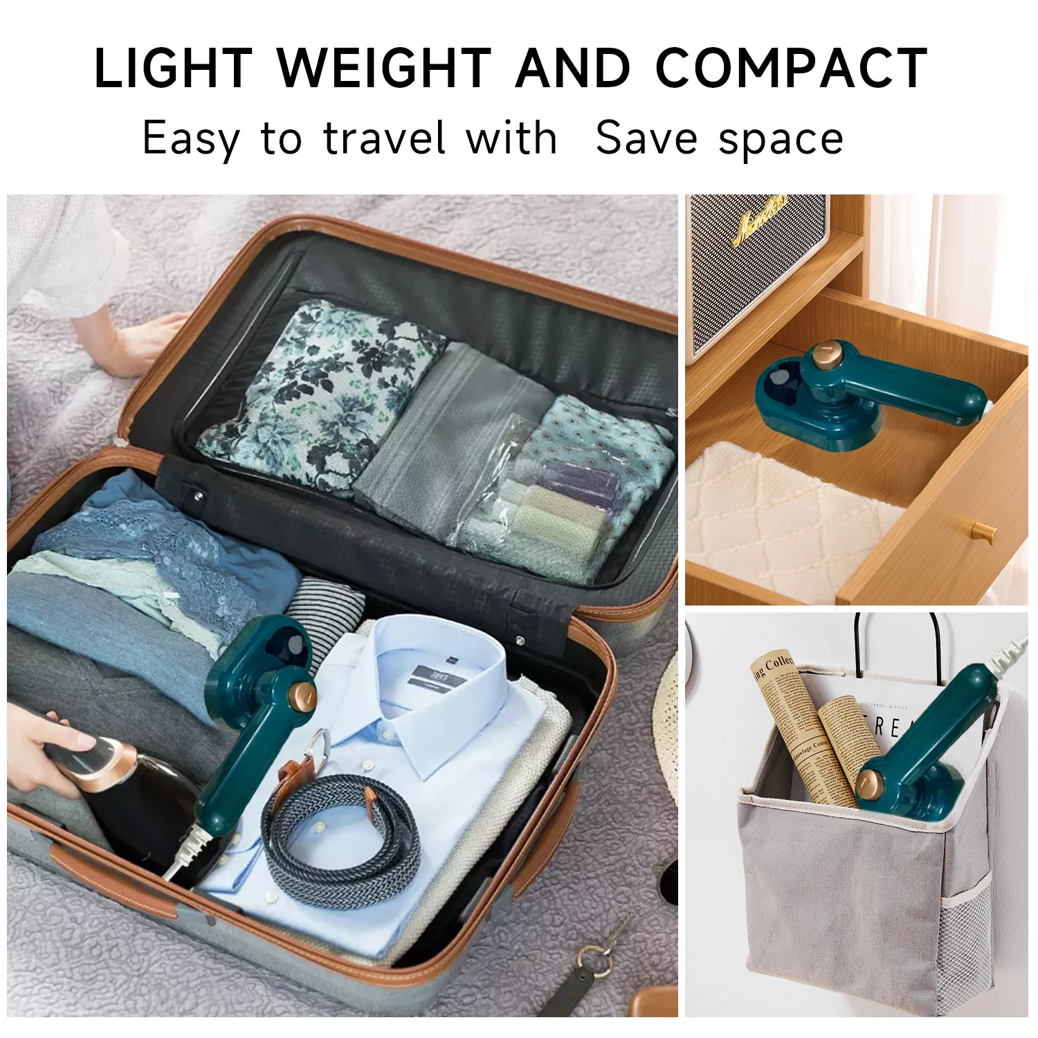 Handheld Mini Electric Iron Foldable Portable Steam Iron Rotatable Lroning Machine For Clothes Lightweight Small Home Appliance