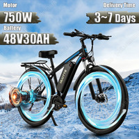 DUOTTS C29 E-bike 750W Powerful Motor 48V30AH Dual Lithium Battery All Terrain Electric Bike 29-inch Tire Snow Electric Bicycle