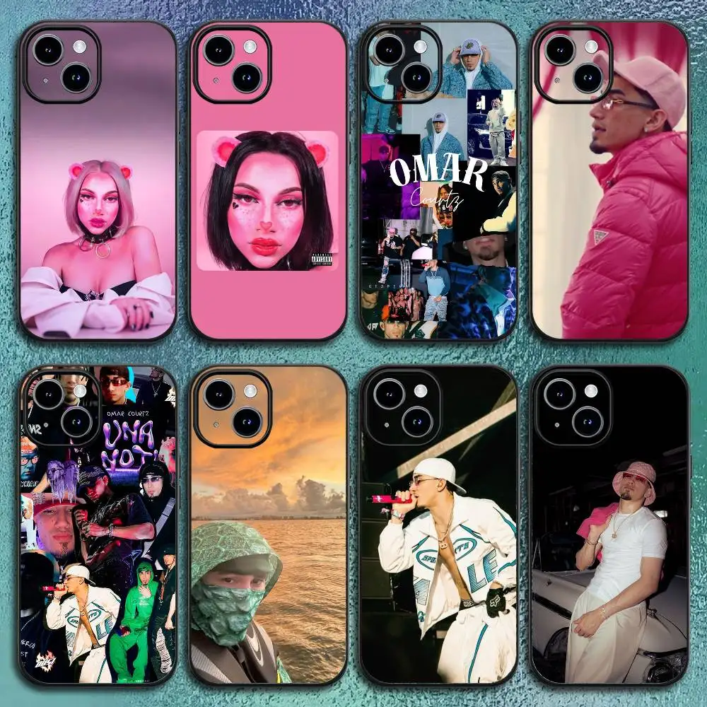 عمر كورتز بريميرا موسا جراب هاتف آيفون 11 12 13 14 15 16 برو ماكس بلس كلاسيكي أسود ناعم شل #1