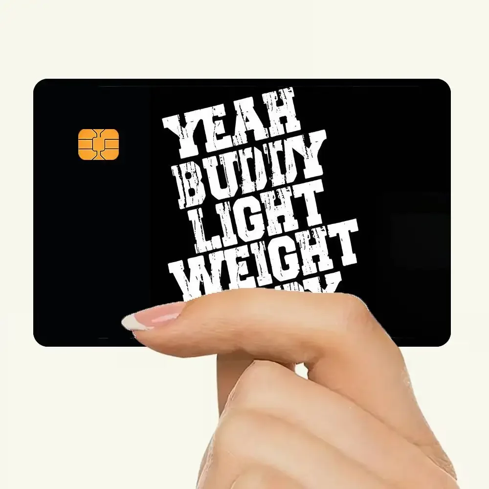 COLEMAN LIGHT WEIGHT BABY Waterproof Skin Protector Stickers For Bank Cards Credit Cards Debit Cards Public Transport Cards