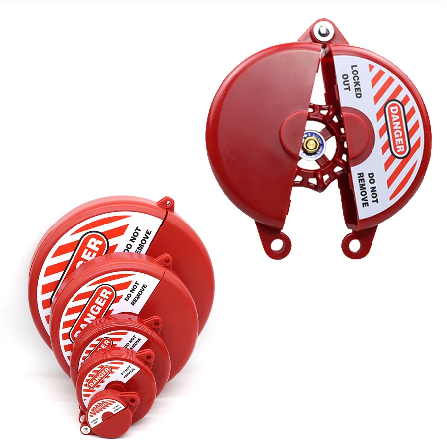 Standard Gate Valve Safety Lockout Industrial Valve Locks Gas Tank Liquefied Gas Cylinder Handwheel Valve Safety Lockout Cover