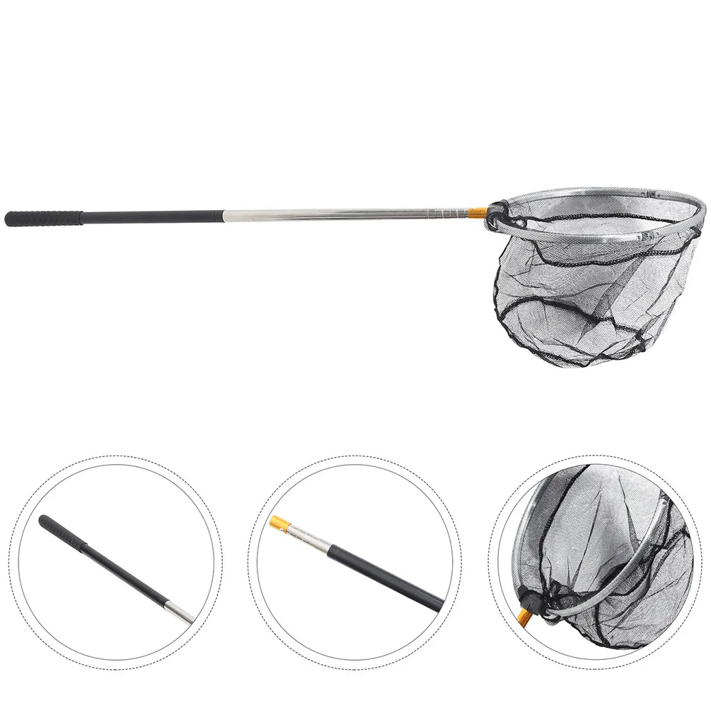 2 Pcs Fish Net Fishing Throw Kayak Portable Mesh Nets Replaceable Foldable Fly