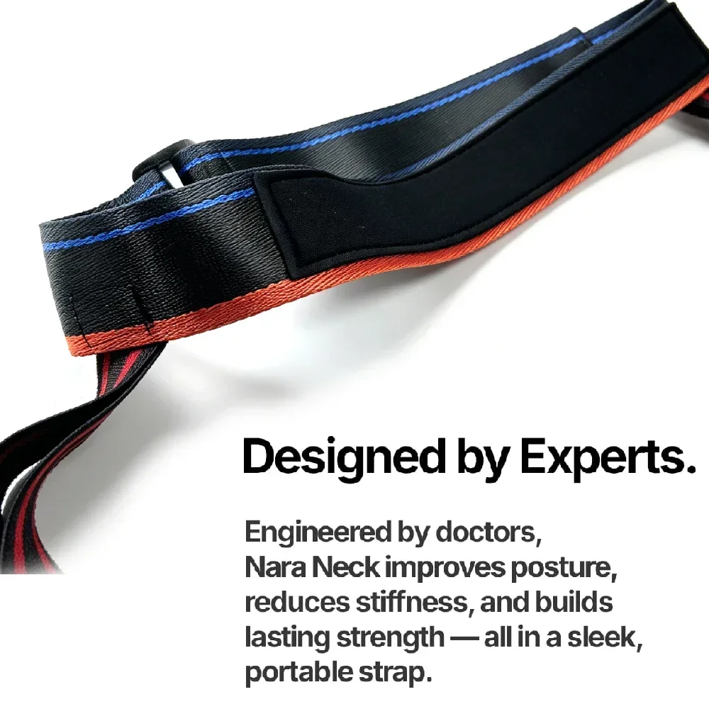 1PCS Portable Neck Exercise Device Posture Improvement, and Neck Strength Training with Resistance Band Gym