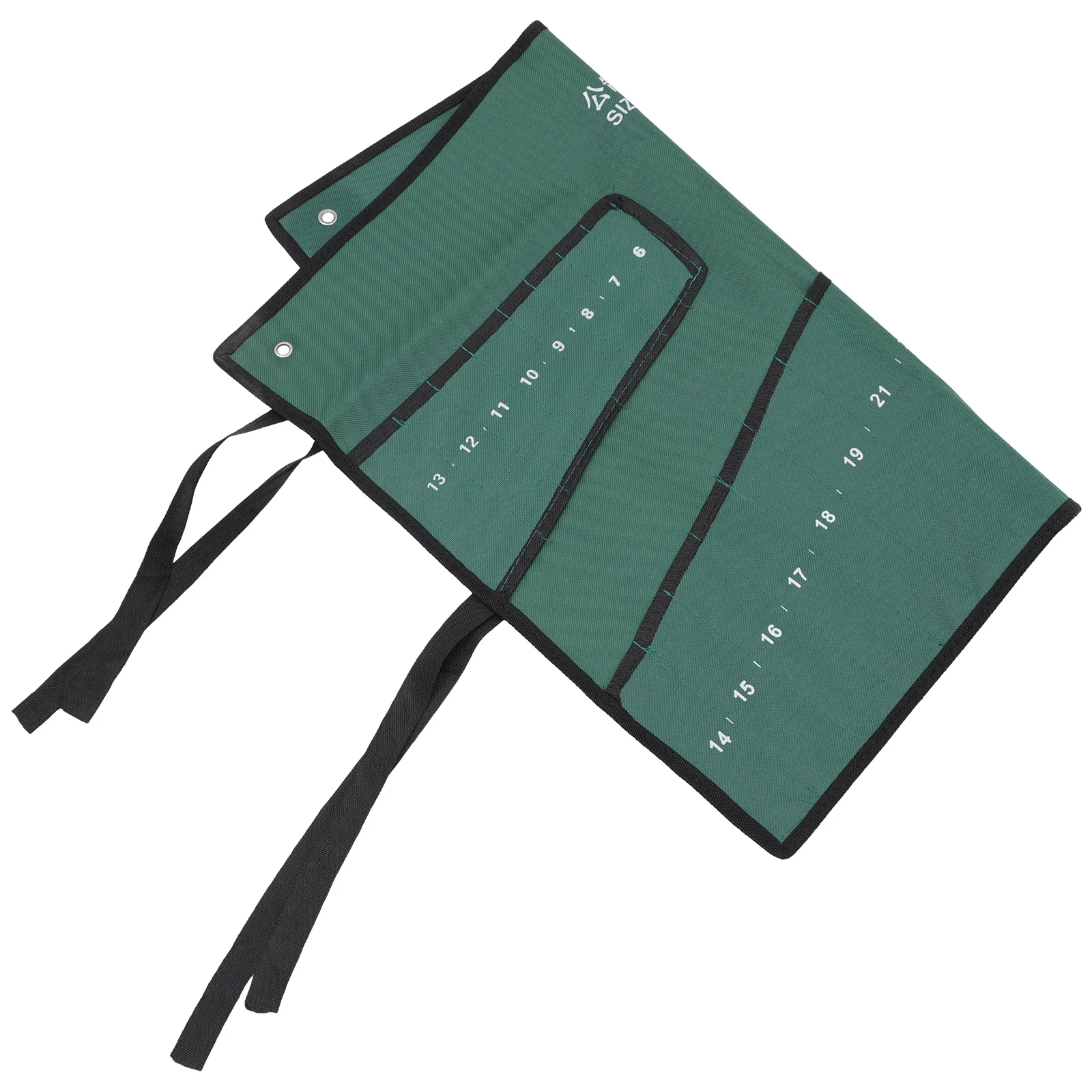 

1pc Wrench Storage Bag Large Capacity Canvas Tool Pouch For Repair Organizing Portable Spanner Holder Multi-Functional Tools