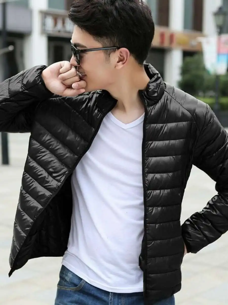 

Легкий хлопковый воротник-стойка, мужской повседневный воротник для папы, осень-зима, корейская версия, универсальный, удобный