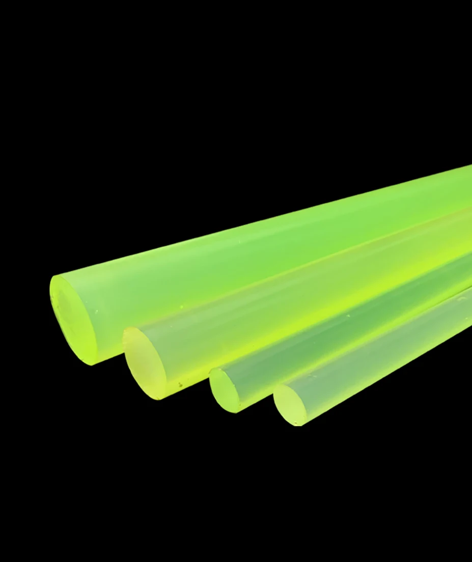 PU Polyurethane Rod, Length 500mm, Hardness 85A, Shore Elastic Stretching Rod,Solid  Plastic Rod Diameter 10~60mm