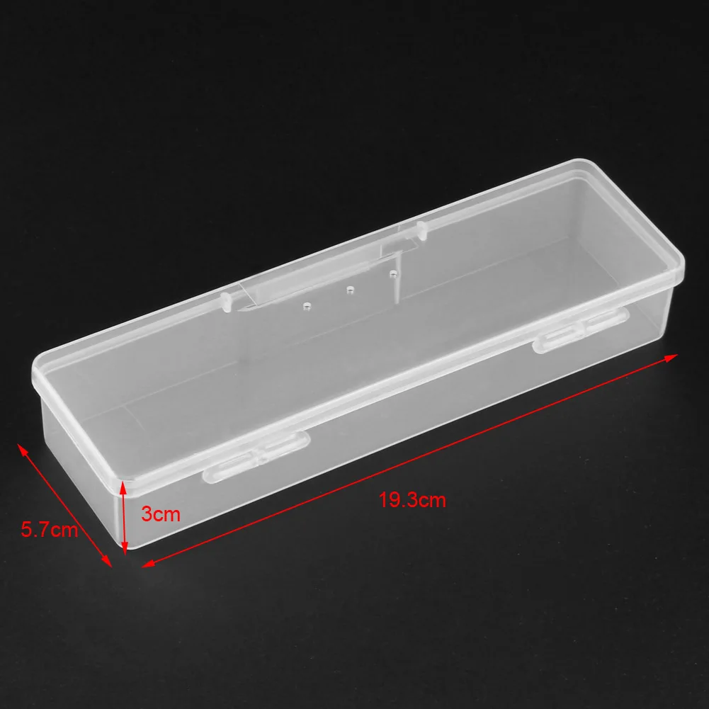 Transparent Nail Drill Bits Storage Rack 3-Row