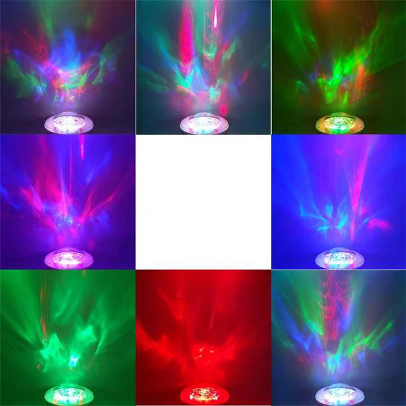 Proiettore Aurora Luce notturna d'atmosfera per camera da letto, Lampada LED alimentata tramite USB con 7 colori che cambiano e lettore musicale per l'arredamento della cameretta dei bambini