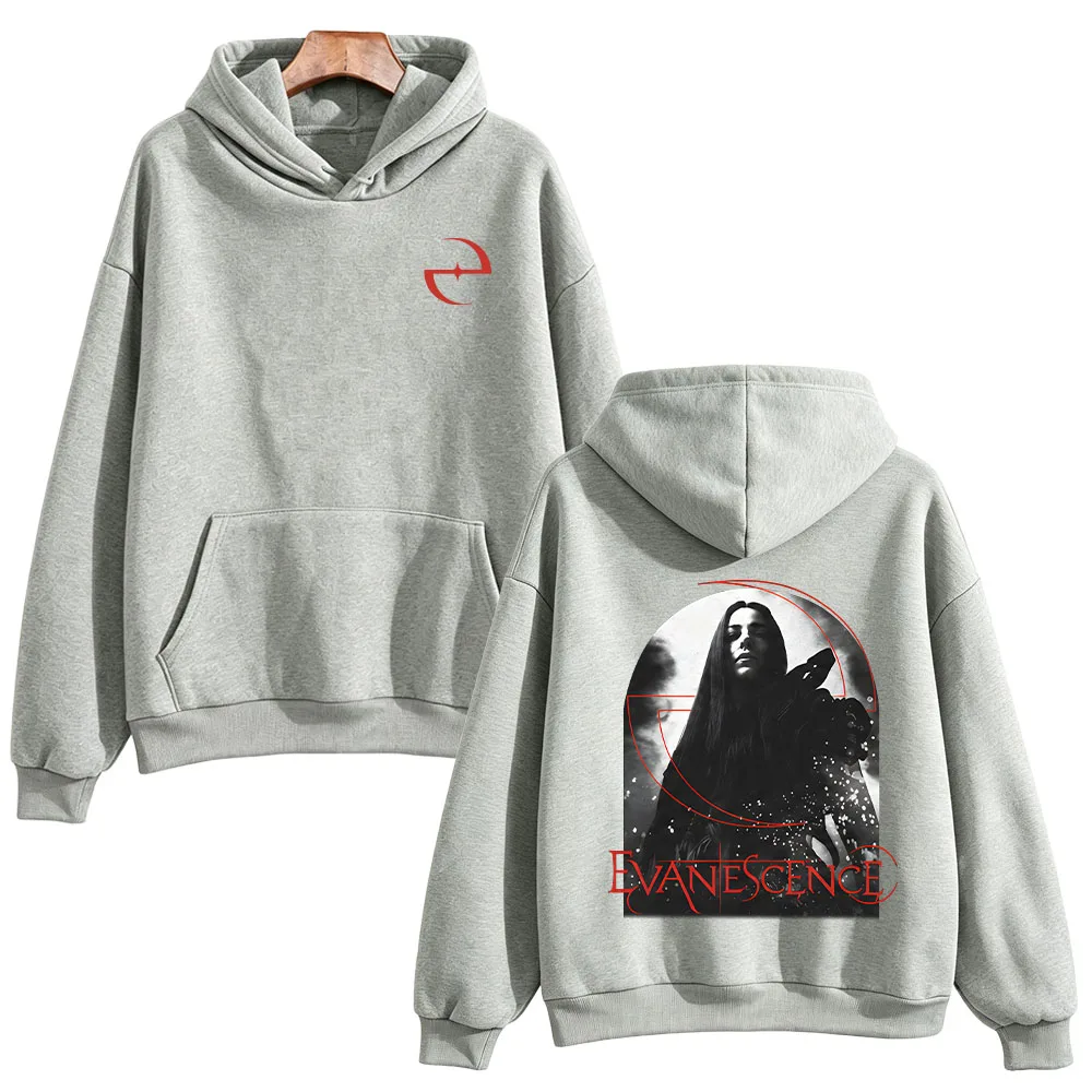 Sanctuary Logo Hoodie Evanescence Rockband Pullover Mode Unisex High Street Sweatshirts Lässige Langarm-Streetwear – Detail 5
