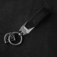 Suede Car Keychain Gift Anti-loss Pendant Metal Design Key Rings For KTM Duke ADV SW RC 125 200 390 690 790 990 Super Adventure