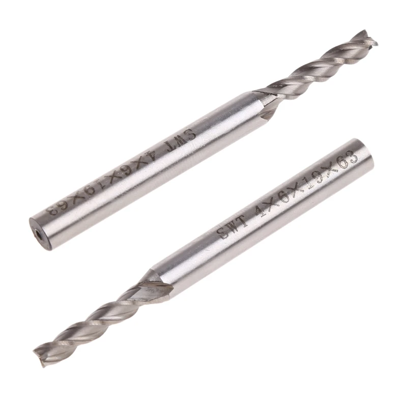 F92C cho thêm dài 4mm 3 Flute HSS & Aluminum End Mill Cutter Bit mở rộng