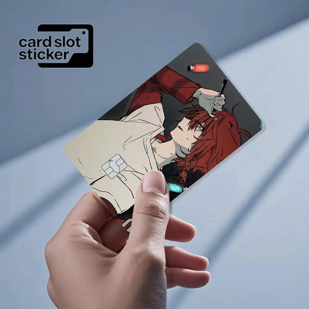 Anime Z-Zeno R-Remake  Credit Card HD Stickers Small Chip Waterproof Sticker Game Card Decal Gift