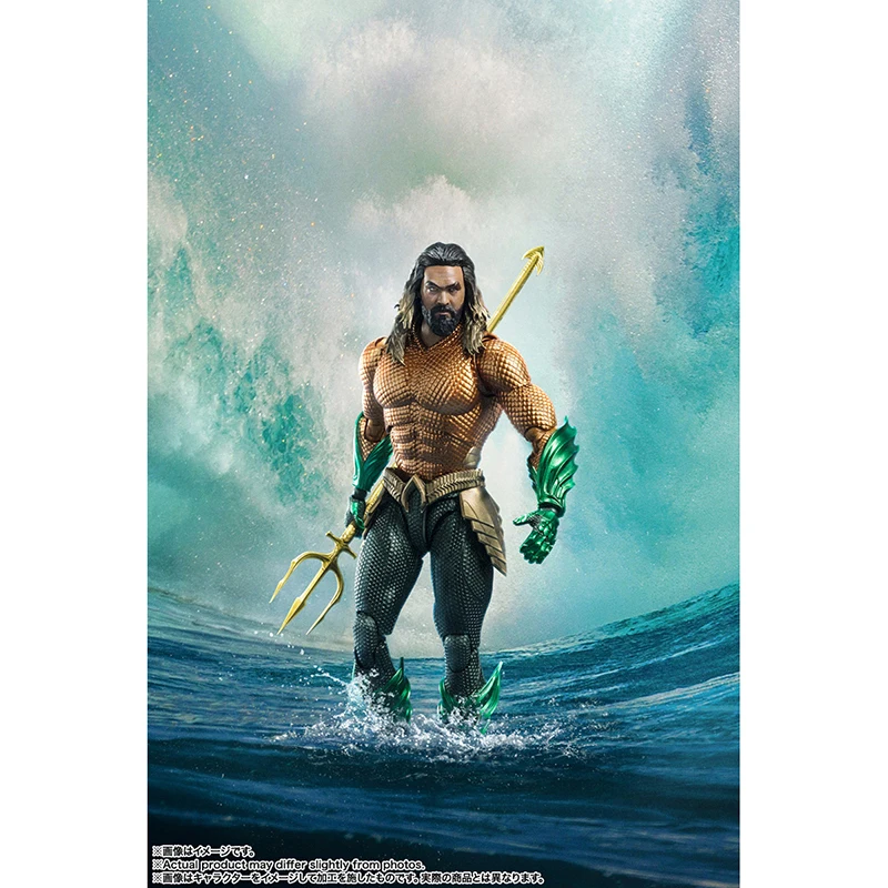 [In Stock] Bandai S.H.Figuarts Aquaman (The Lost Kingdom) 160 mm SHF Movie Anime Action Figure Nice Collectible Model Gift Toys