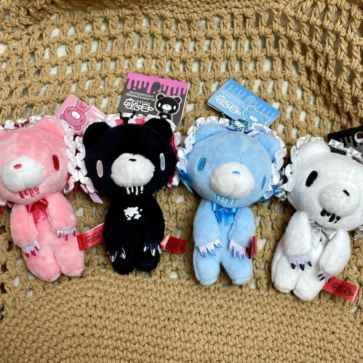 

Gloomy Bear Bag Accessories Cute Bear Style Soft Plush Keychain Y2K Style Handmade Keychain Birthday Gift