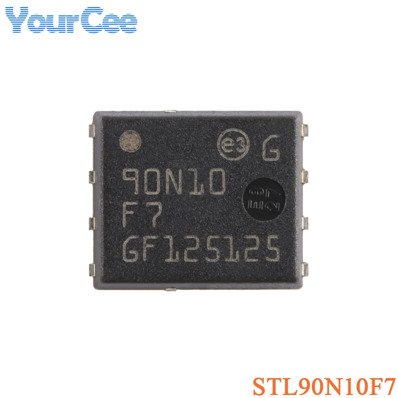 2/5Pcs STL90N10F7 PowerFLAT-8 N-channel 100V 0.007Ohm Typical Value 70A STripFET F7 Power MOSFET