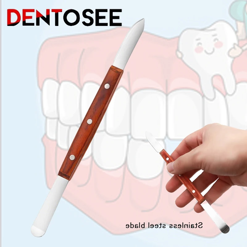 

Набор из 3-4 зубных шпателей-ножей для воска с лезвием-резаком для гипсовых оттискных материалов, лабораторный инструмент из нержавеющей стали