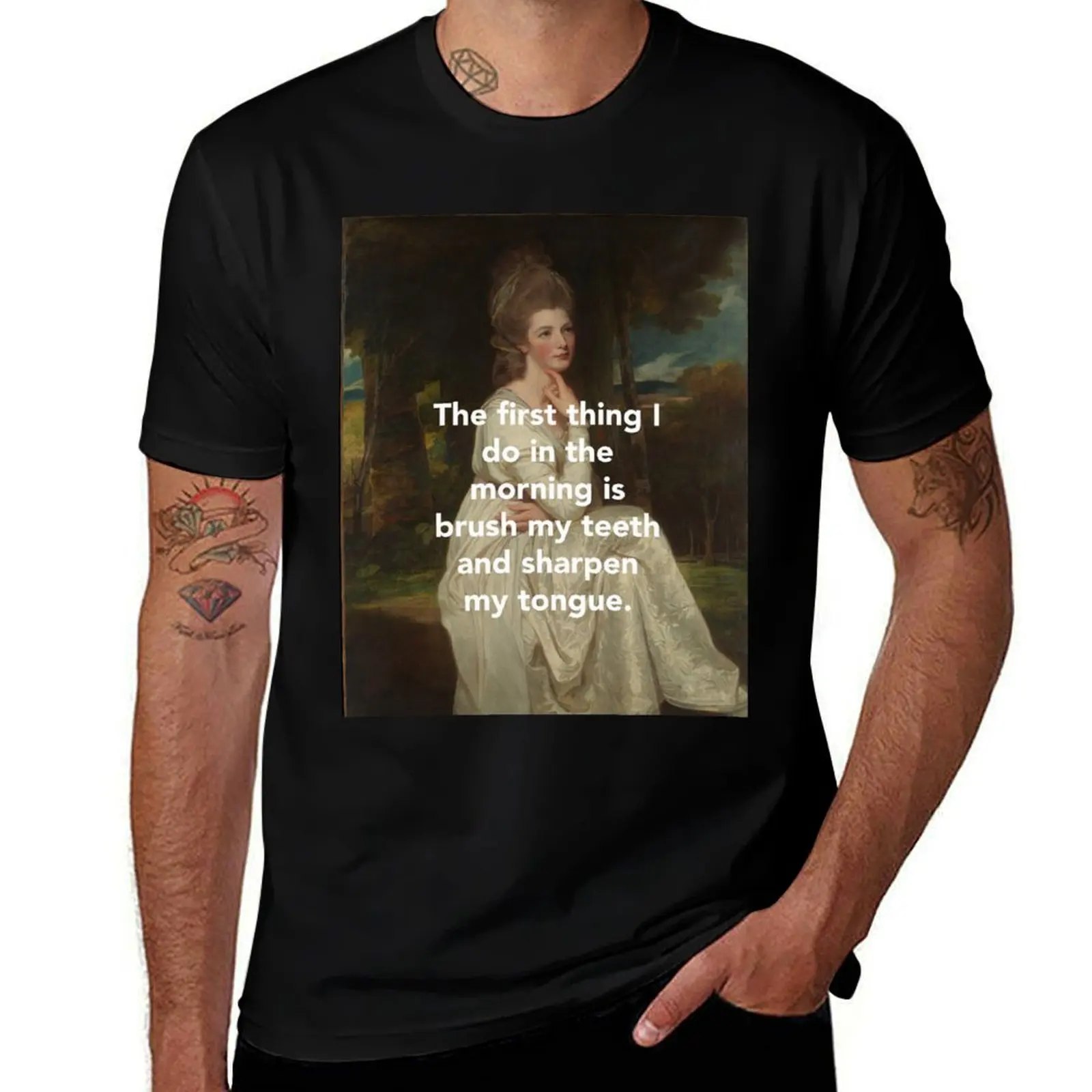 

Dorothy Parker - On Morning Routine T-Shirt t shirts for man graphic vintage t shirt man luxury T-Shirt