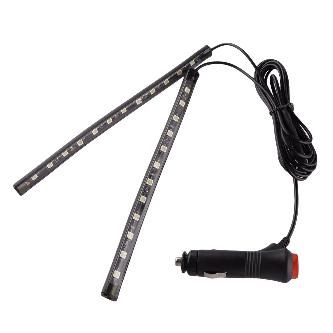 

Universal Ice Blue LED Car Interior Floor Footwell Decoration Atmosphere Lamp Light Strip One for Two 5050SMD 5-12V 4.8W